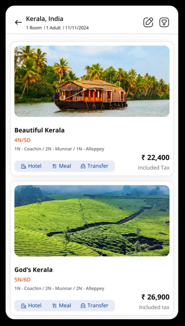 Custom Holiday Packages