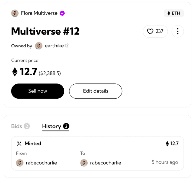 Live-Price NFT Launchpad