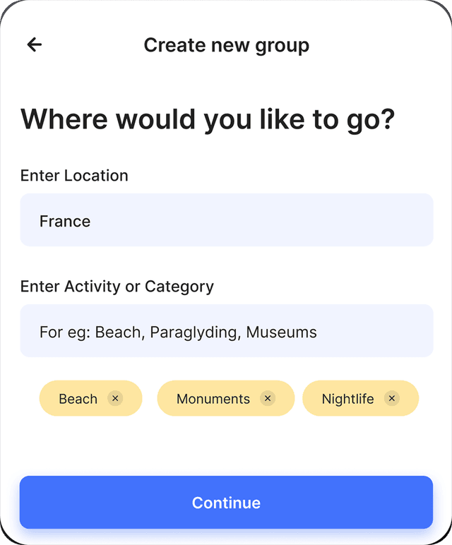 Start a Group