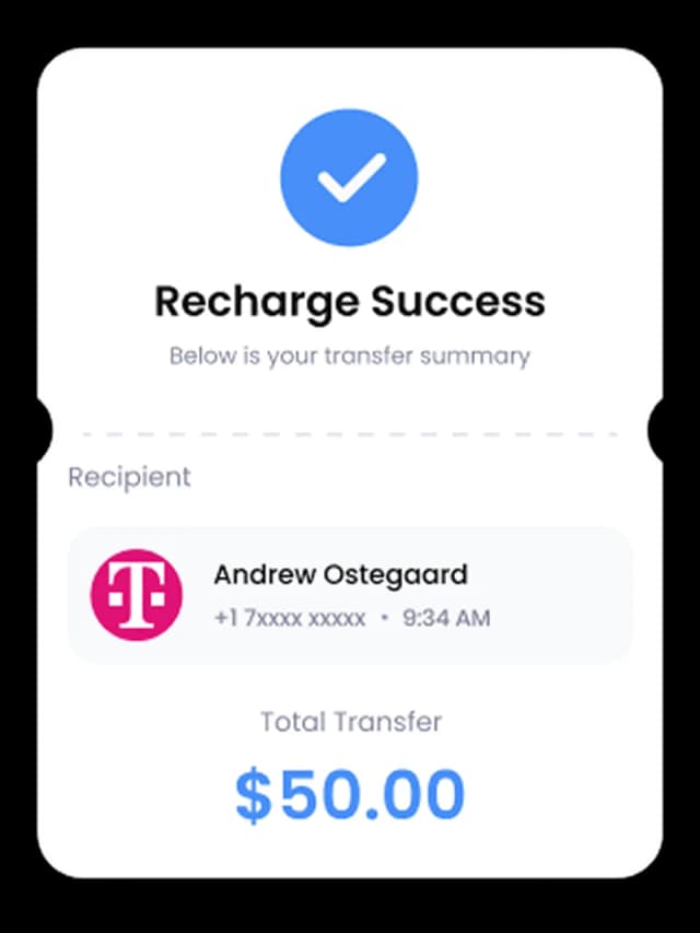 Crypto Mobile Top-Up