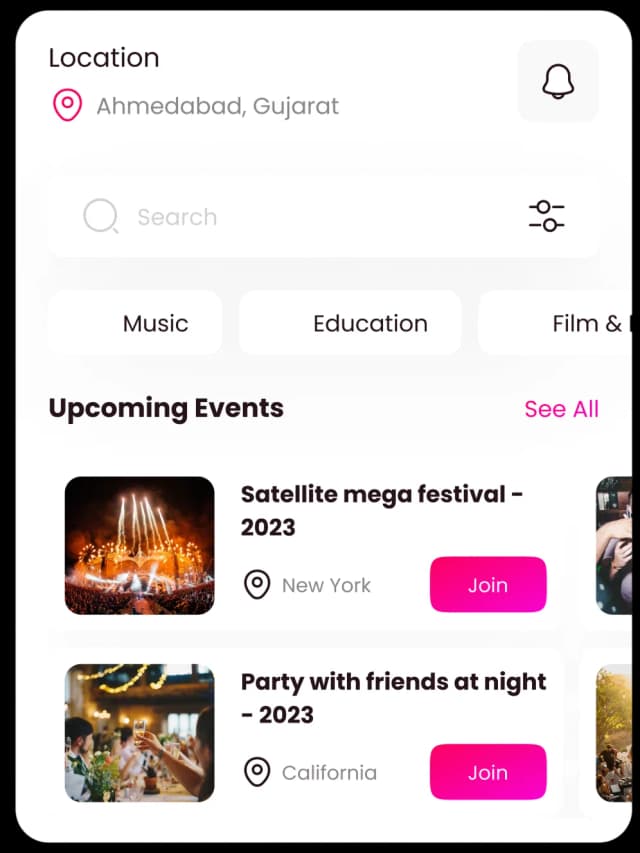 Interest-Based Event Feed