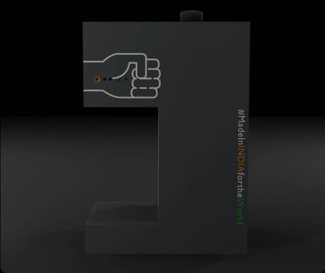 Temperature Check + Sanitizer Dispenser